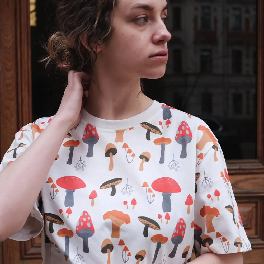 Футболка Friend Function Грибная белая - фото 3