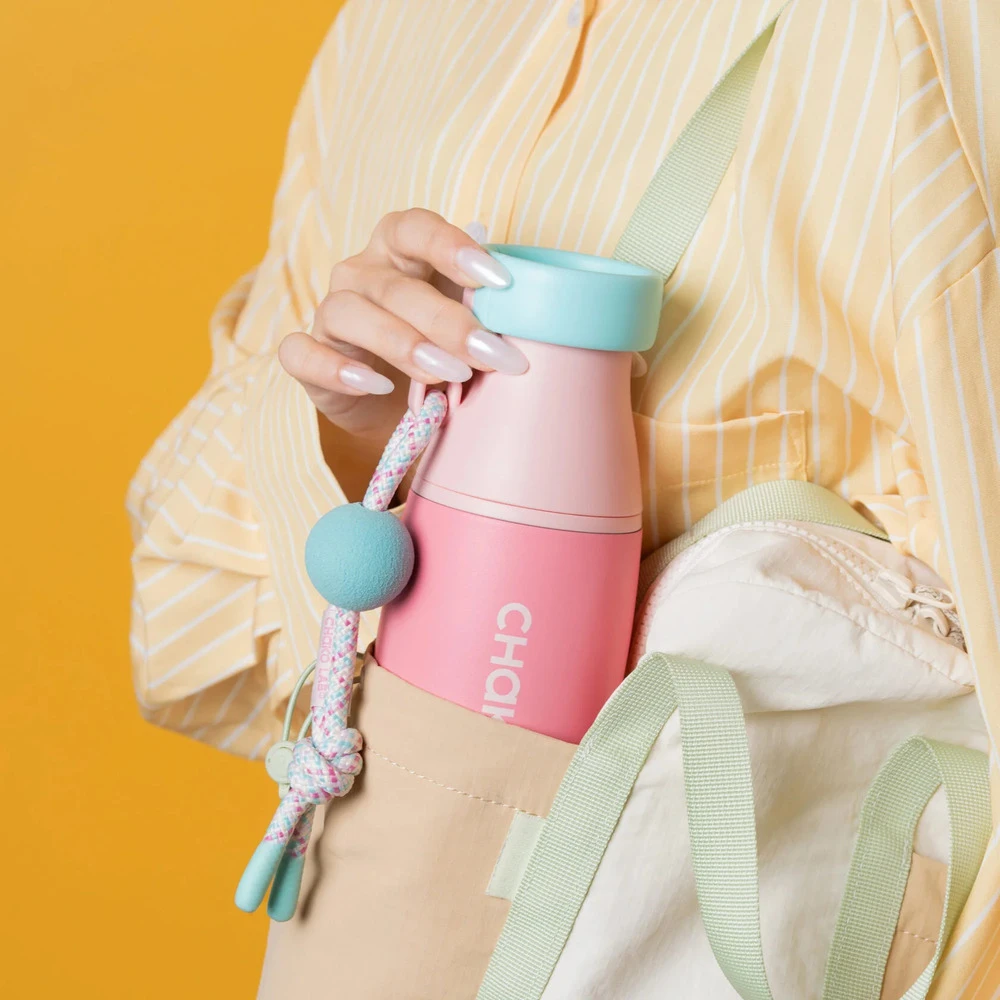 Термобутылка Chako Lab MilkMate Tumbler Pink Mint 520мл - фото 3