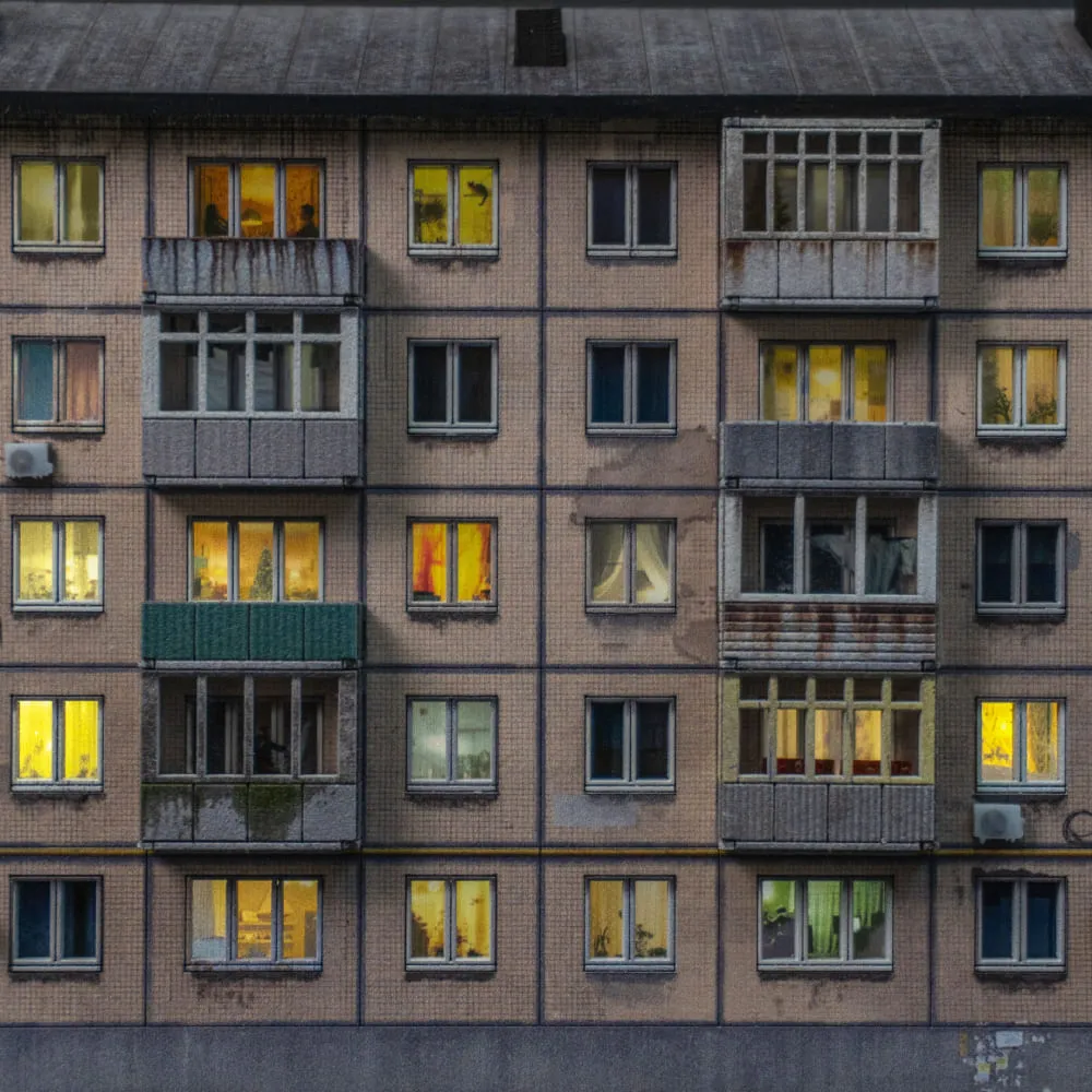 Ночник-панелька Хрущевка мини - фото 4