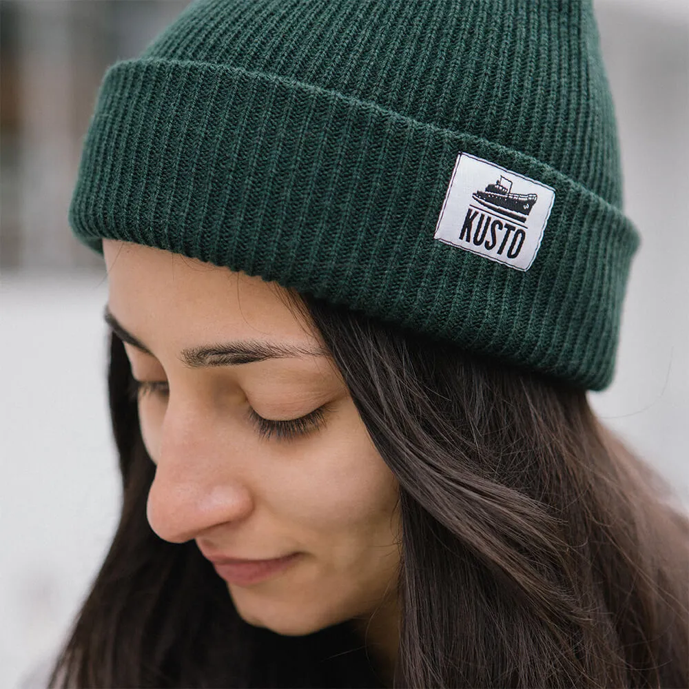 Шапка Kusto One зеленая - фото 2