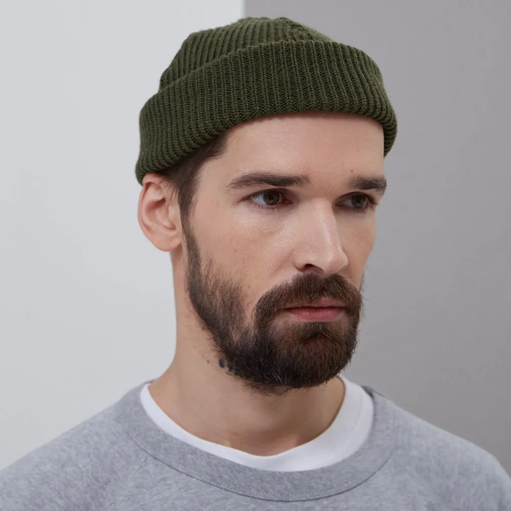 Шапка CHECK YA HEAD шерстяная темно-зеленый 1620 - фото 9