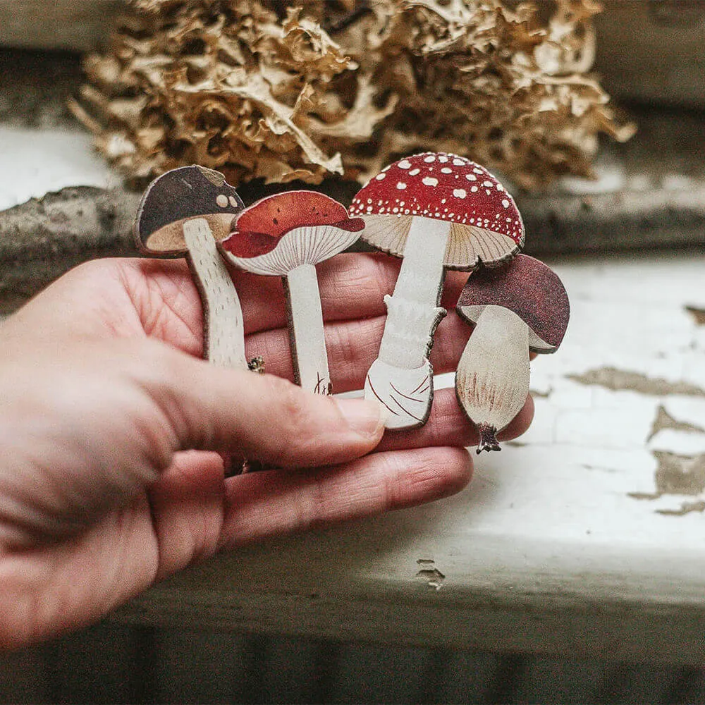 Деревянная брошка PlantMyBones Лисичка - фото 7