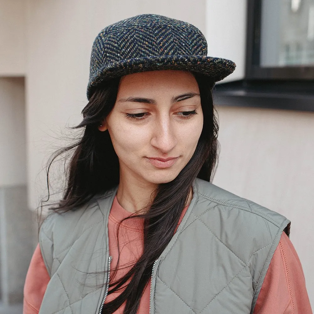 Пятипанельная кепка из твида Friend Function синяя - фото 3