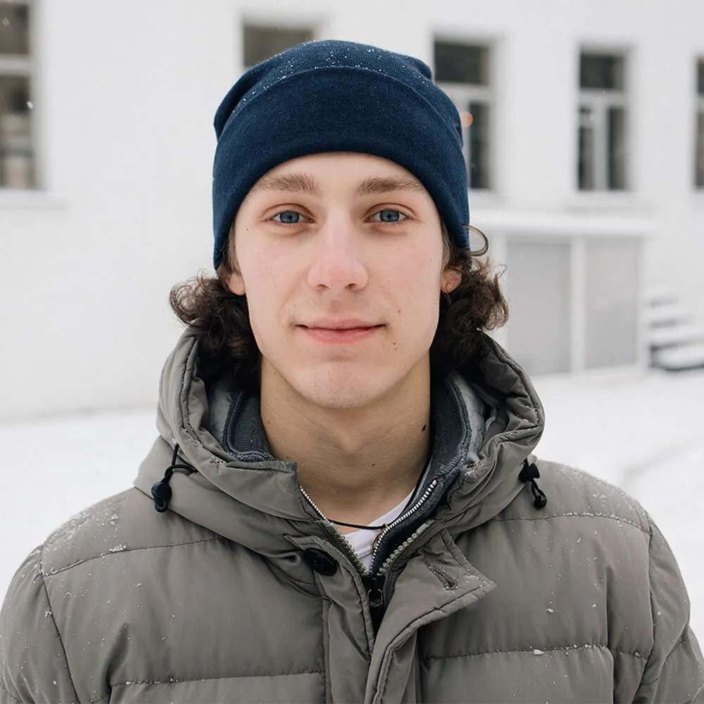 Шапка шерстяная Friend Function Кобальт - фото 5