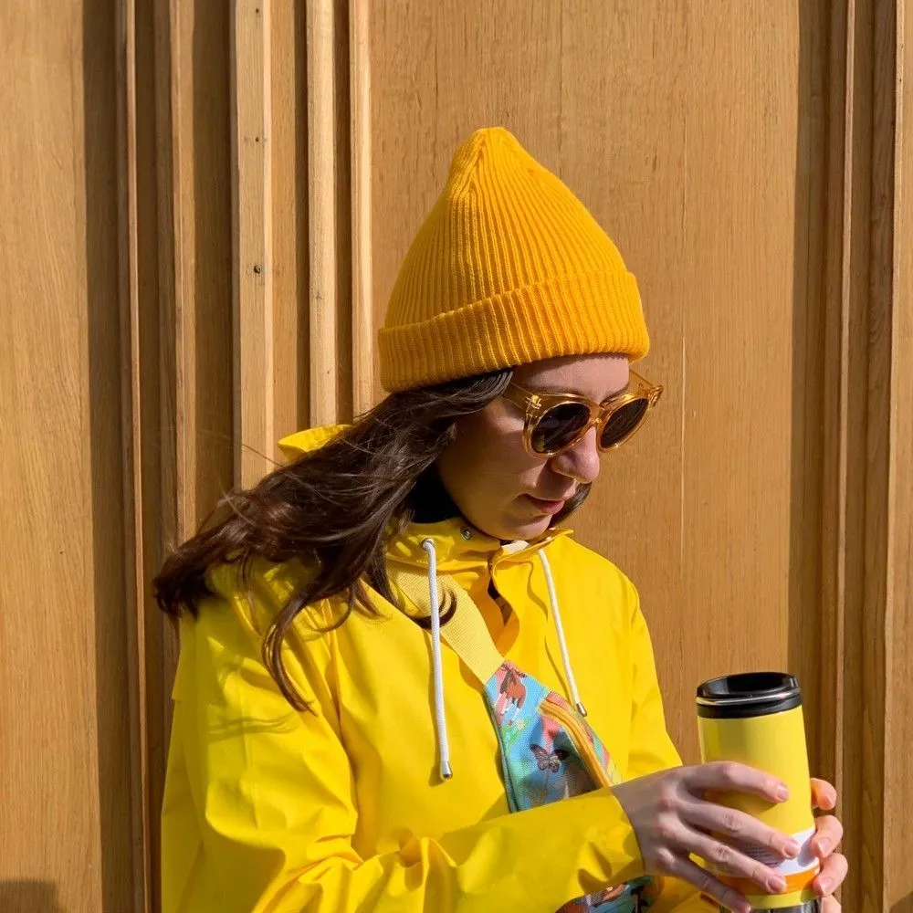 Шапка Kusto One желтая - фото 6