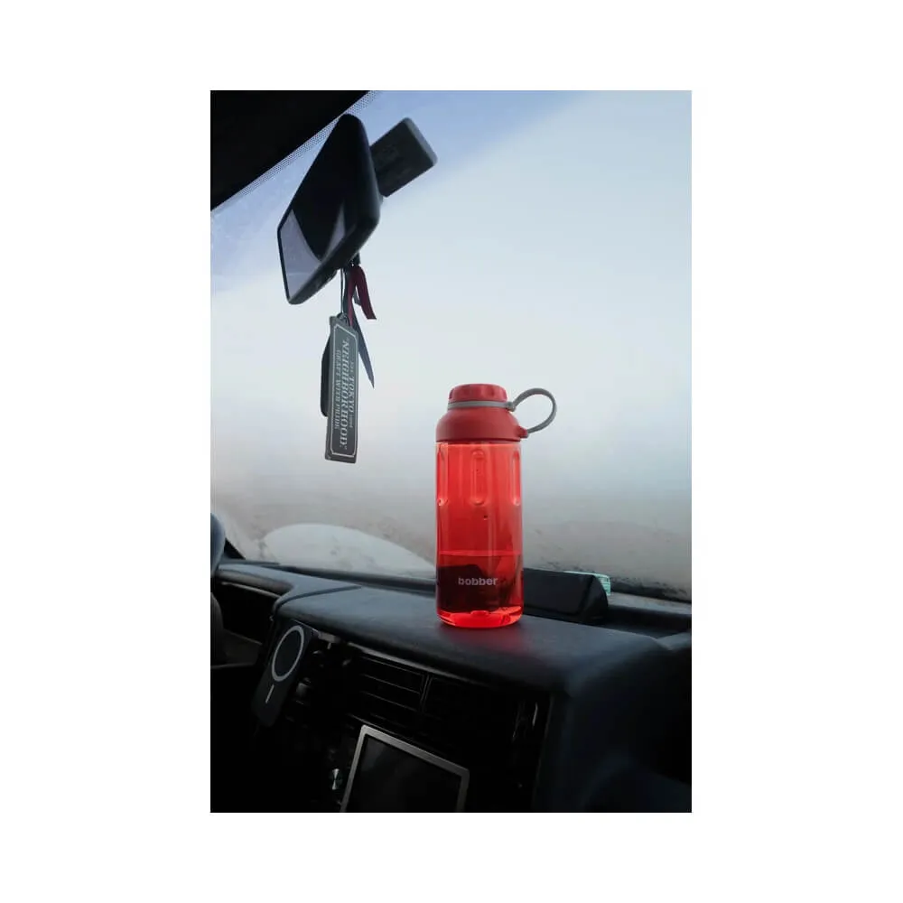 Бутылка Bobber Tritan Bottle 890 мл Cayenne Red - фото 5