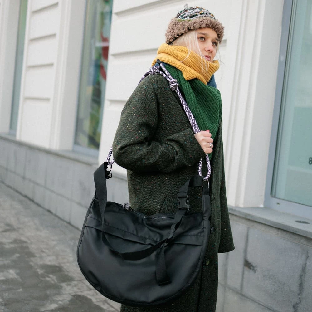 Сумка Friend Function ИЗИ черная прорезиненная - фото 13