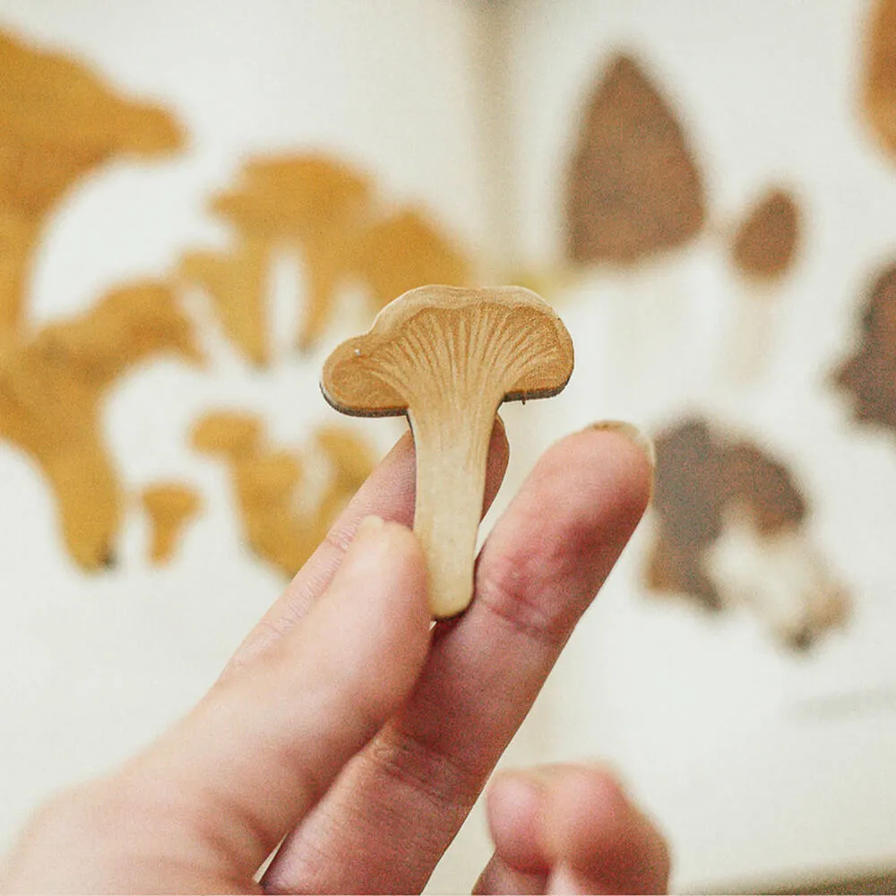 Деревянная брошка PlantMyBones Лисичка - фото 1