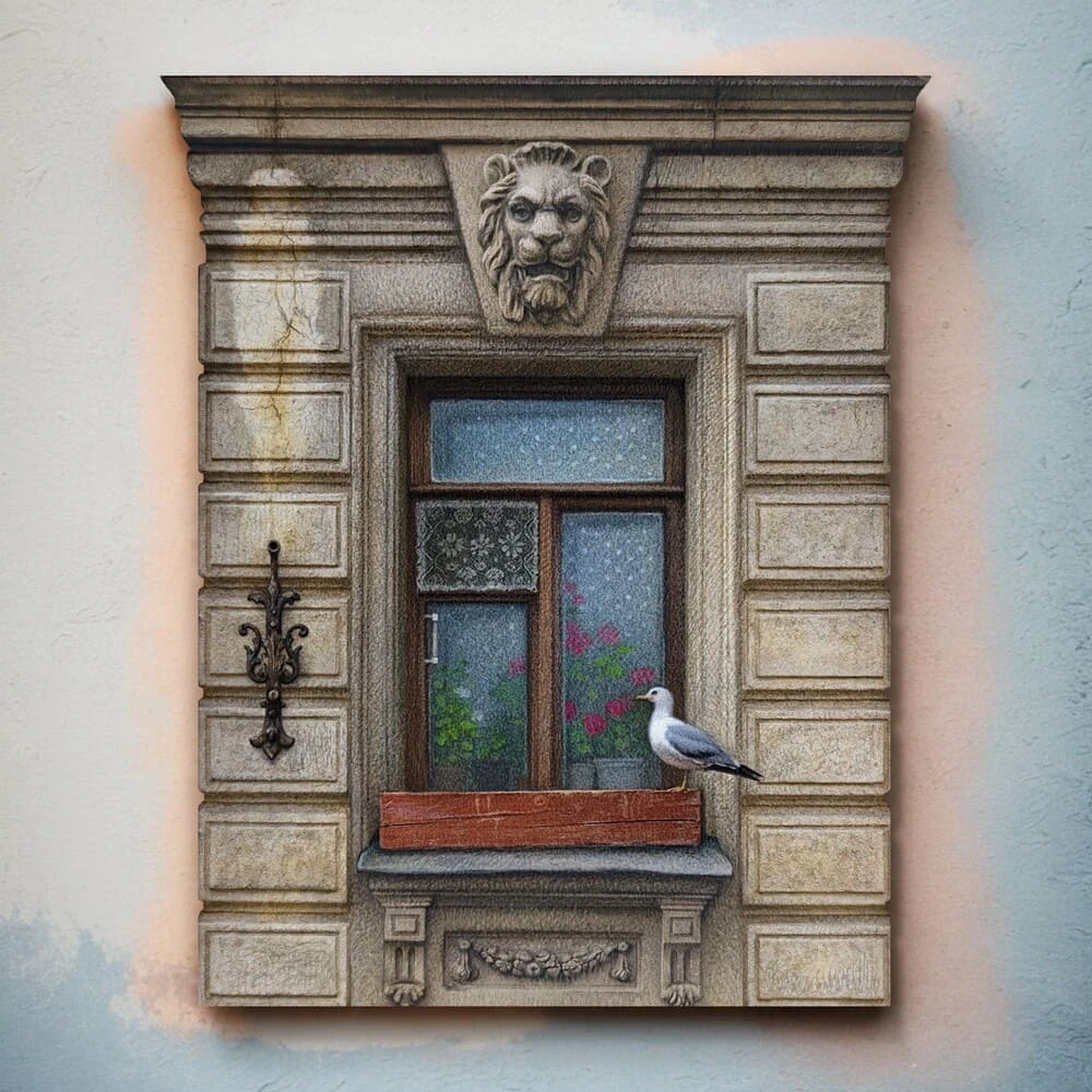 Два магнита Тот Самый Петербург "Петербургские окна" - фото 3