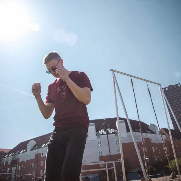 Футболка Dedicated Stockholm Local Planet Burgundy мужская - фото 5