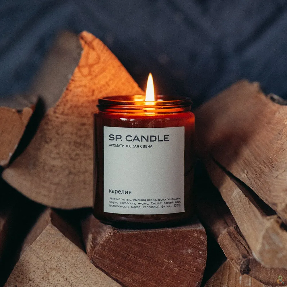 Ароматическая свеча SP Candle большая - фото 21