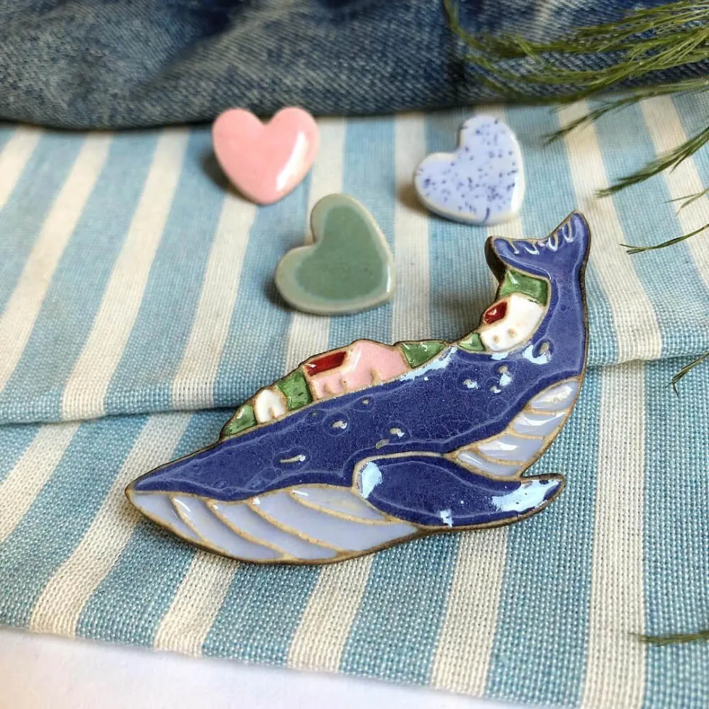 Брошь Partala Кит - фото 9