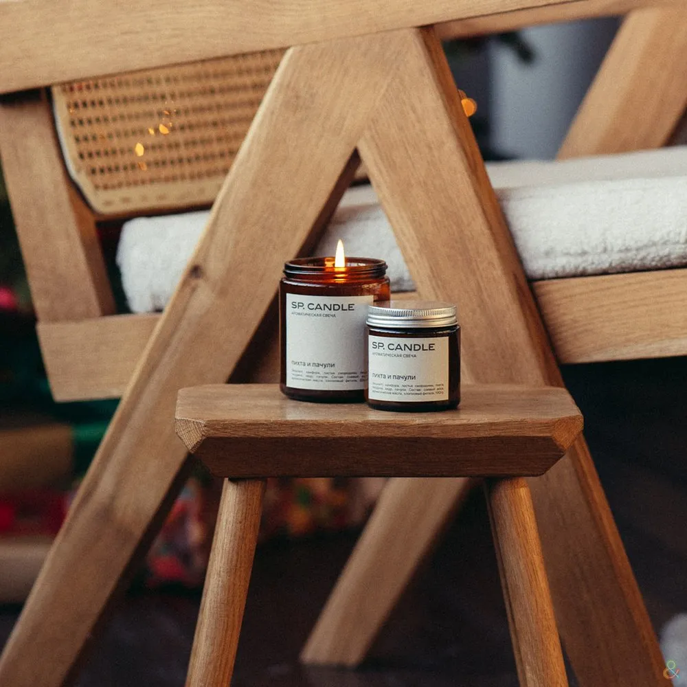 Ароматическая свеча SP Candle большая - фото 9