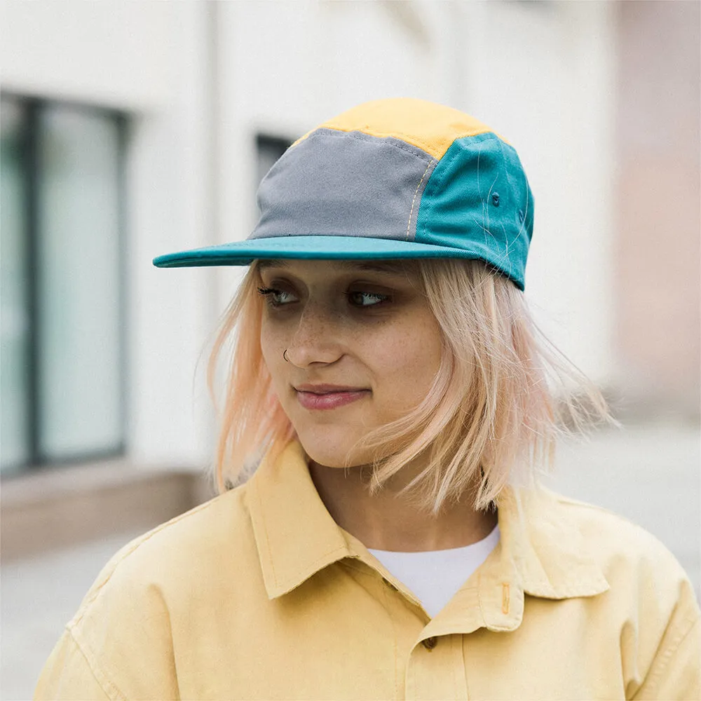 Кепка Friend Function Colorblock бирюзово-желтая - фото 2