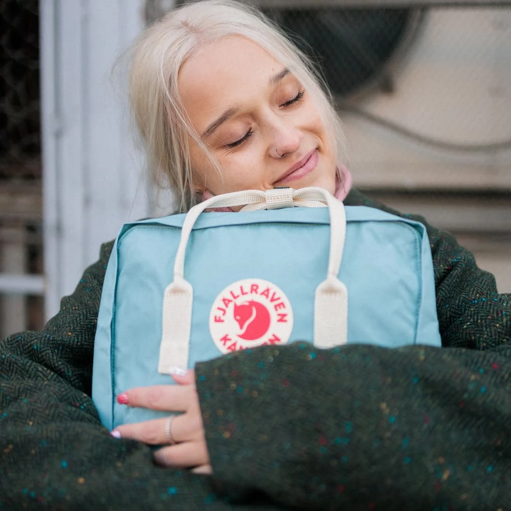 Рюкзак Fjallraven Kanken Sky Blue-Light Oak (501-115) - фото 4