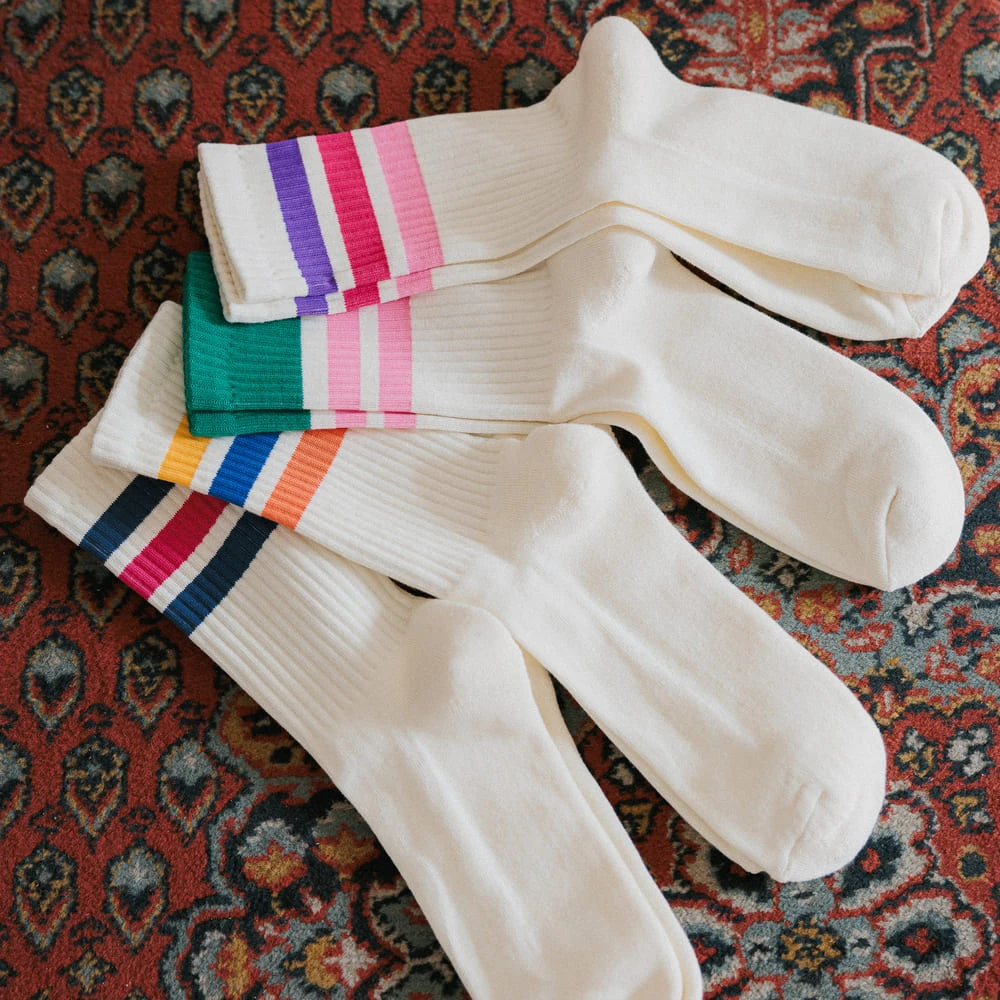 Носки Friend Function комфортные линии зеленый-розовый 40-46 - фото 9