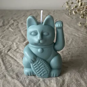 Ароматическая свеча Unification Love Lucky Cat бирюзовая