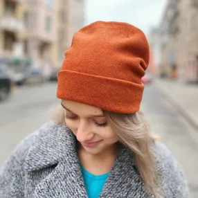 Шапка шерстяная Friend Function Терракот