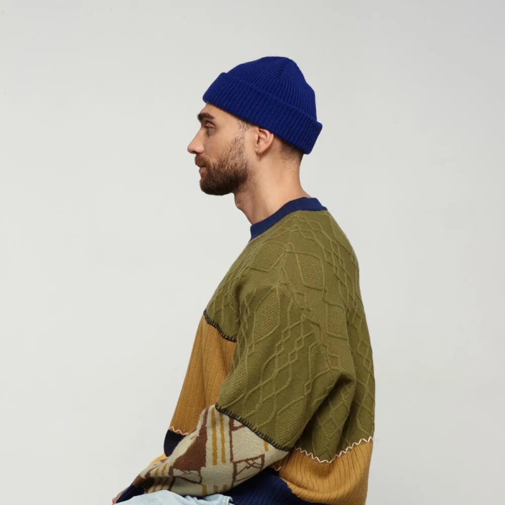 Шапка CHECK YA HEAD синяя T1504/96 - фото 5