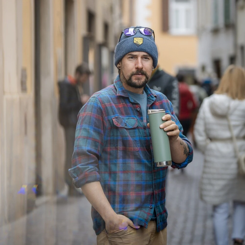 Термокружка Klean Kanteen TKWide 592 мл Cafe Cap Sea Spray - фото 3