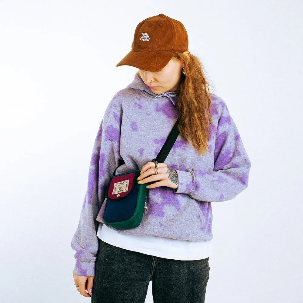 Мини сумка iyulstore бордово-сине-зелёная - фото 11