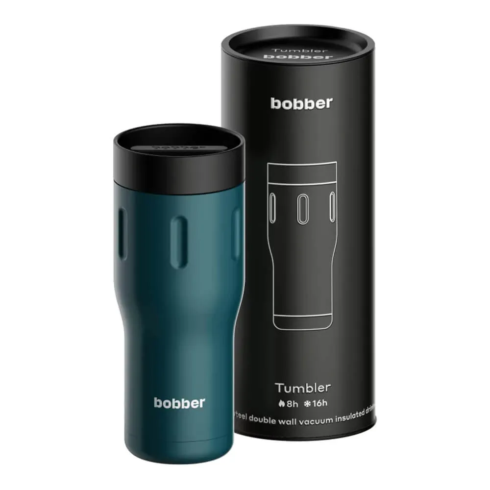 Термокружка bobber Tumbler 470 мл темно-бирюзовая - фото 1