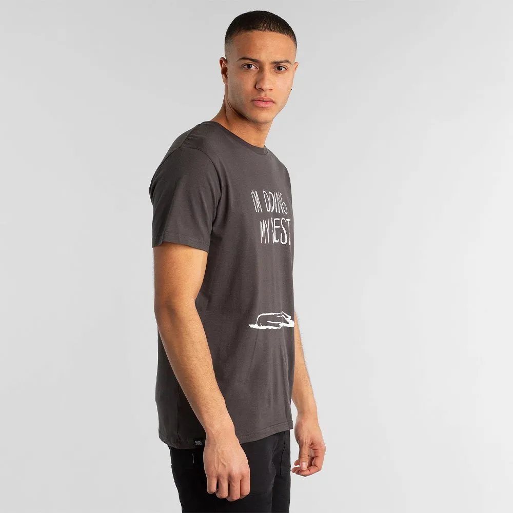 Футболка Dedicated Stockholm Doing My Best Charcoal мужская - фото 3