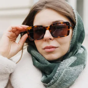 Очки MESSYWEEKEND Anna Tortoise Brown