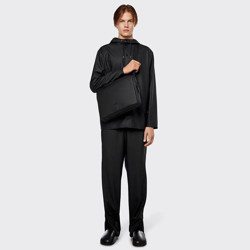 Сумка для ноутбука Rains Laptop Bag 13" черная - фото 8