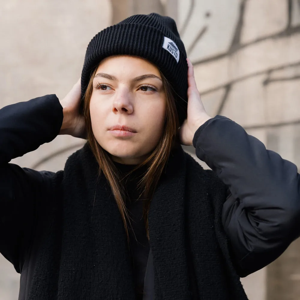 Шапка Kusto Expedition One черная - фото 3