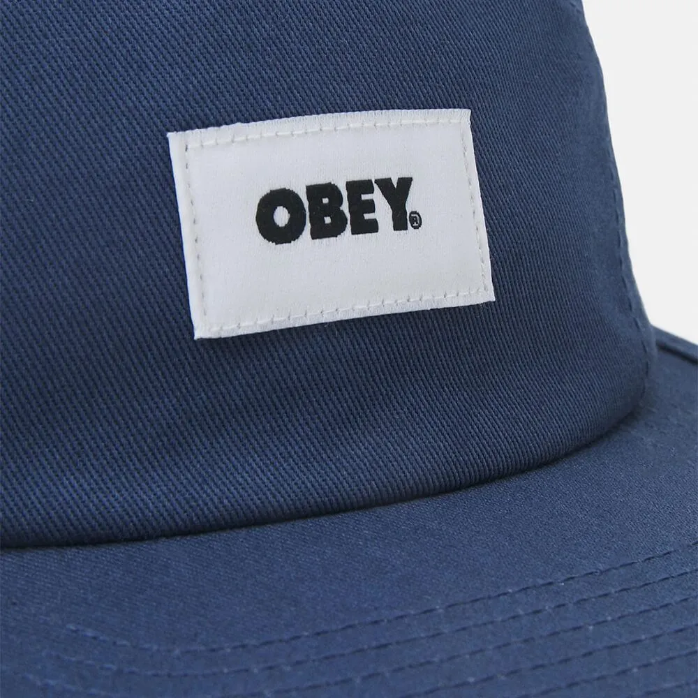 Кепка Obey Bold Label Organic 5 Panel Navy - фото 2
