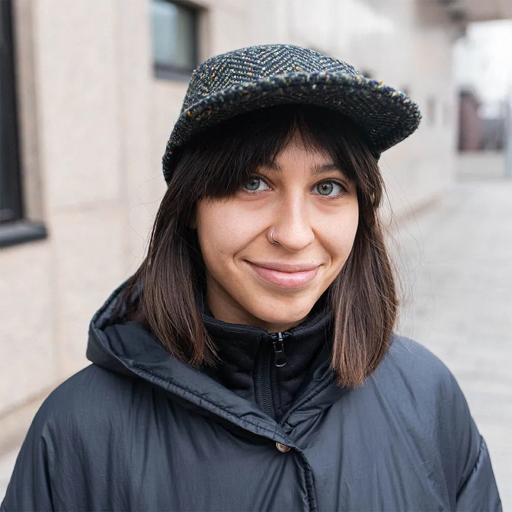 Пятипанельная кепка из твида Friend Function синяя - фото 7