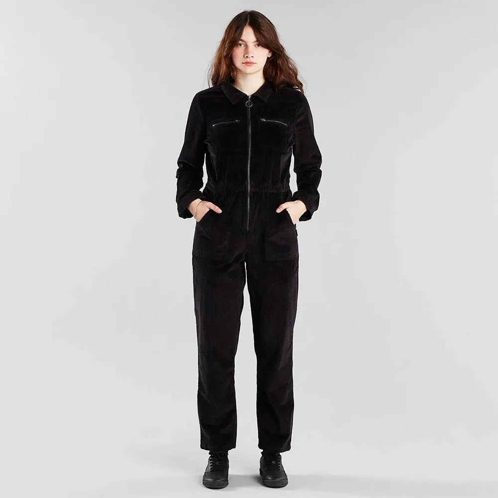 Комбинезон Dedicated Hultsfred Corduroy Black женский - фото 1