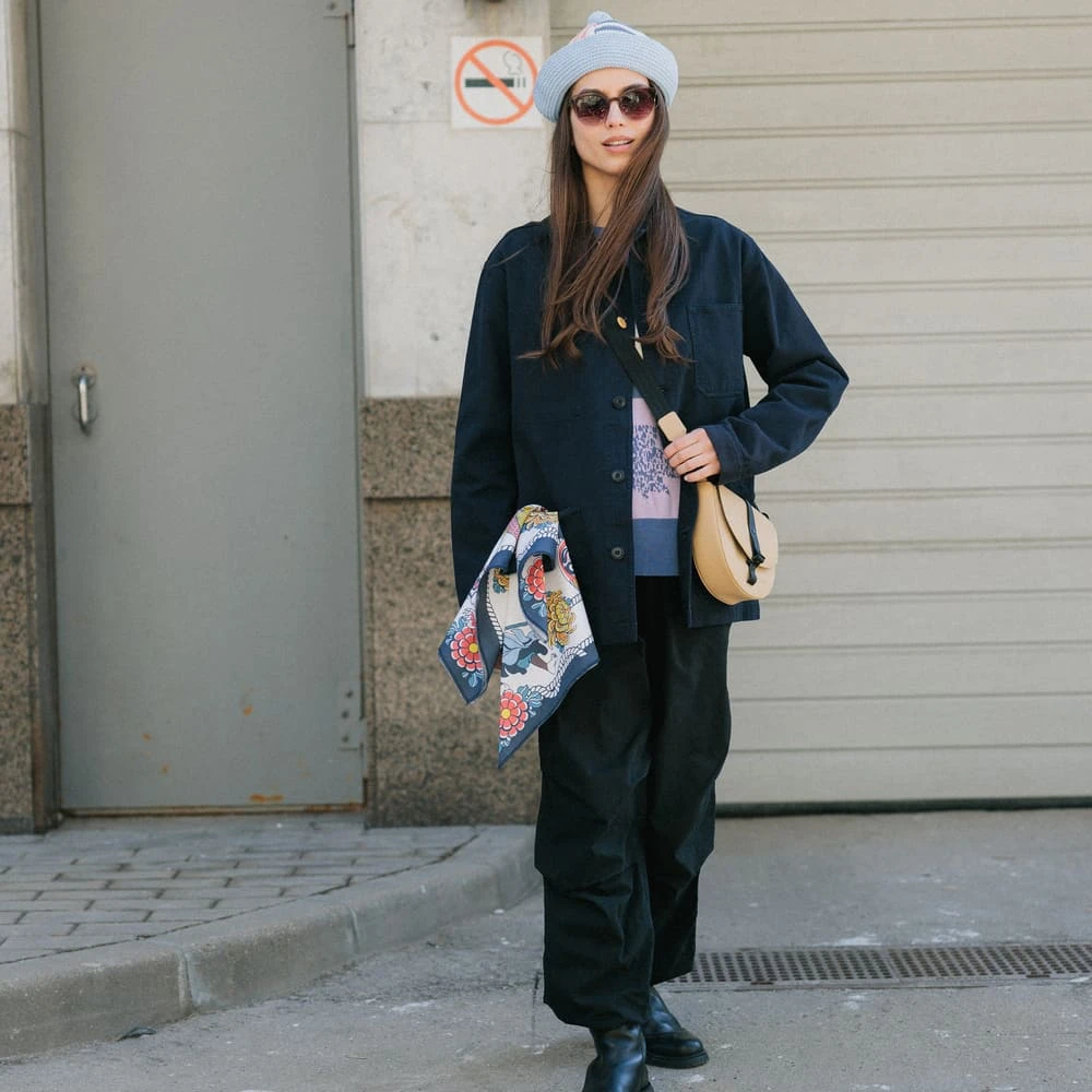 Рубашка Bask In The Sun SERGI navy - фото 7