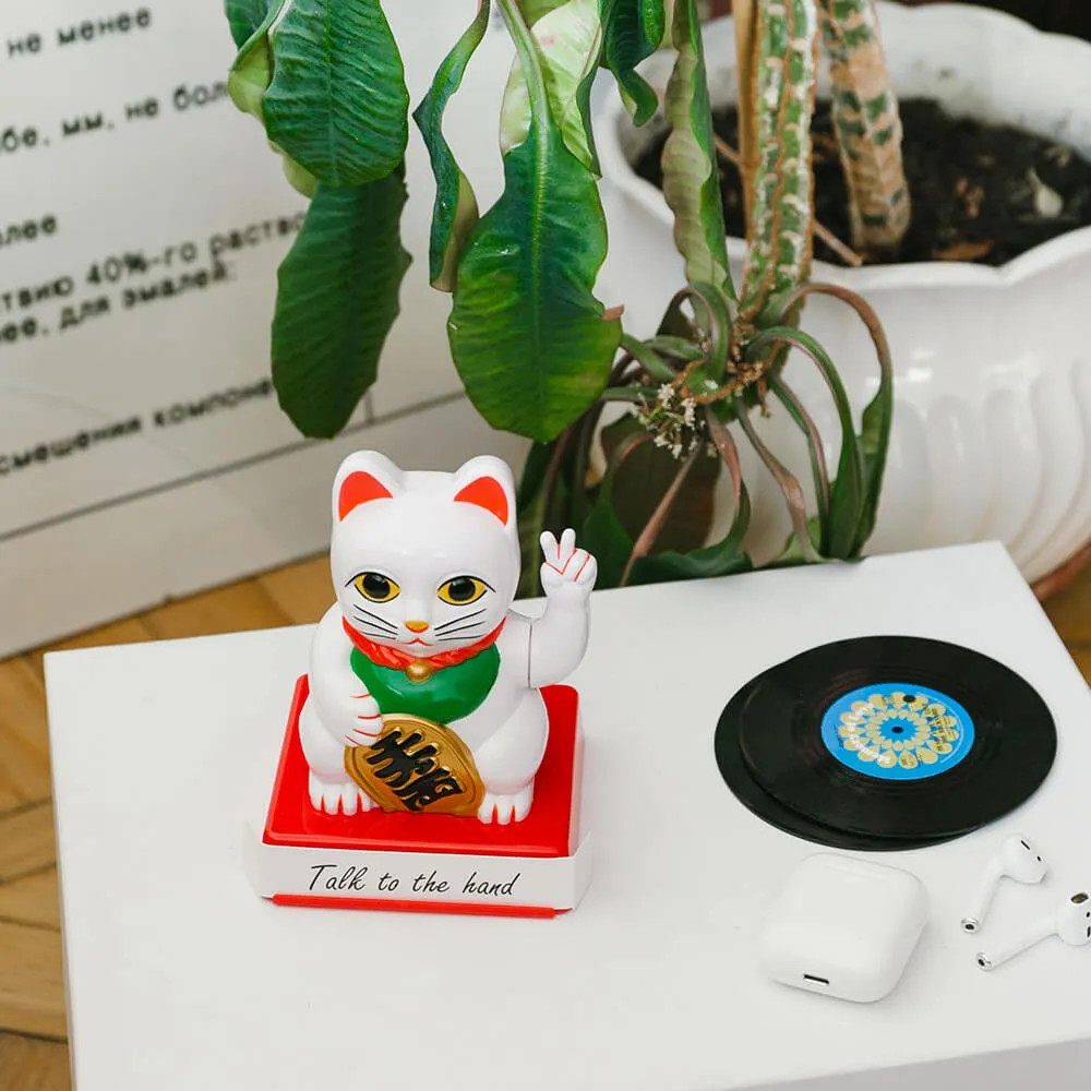 Манэки-нэко - Кот удачи со сменной лапой - фото 6