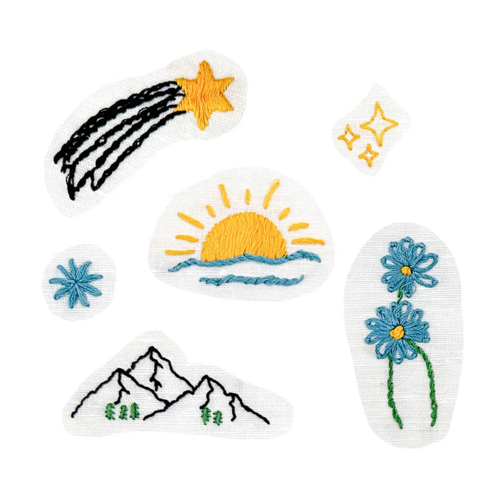 Набор для вышивки на одежде Не белый лист (разные дизайны) - фото 6