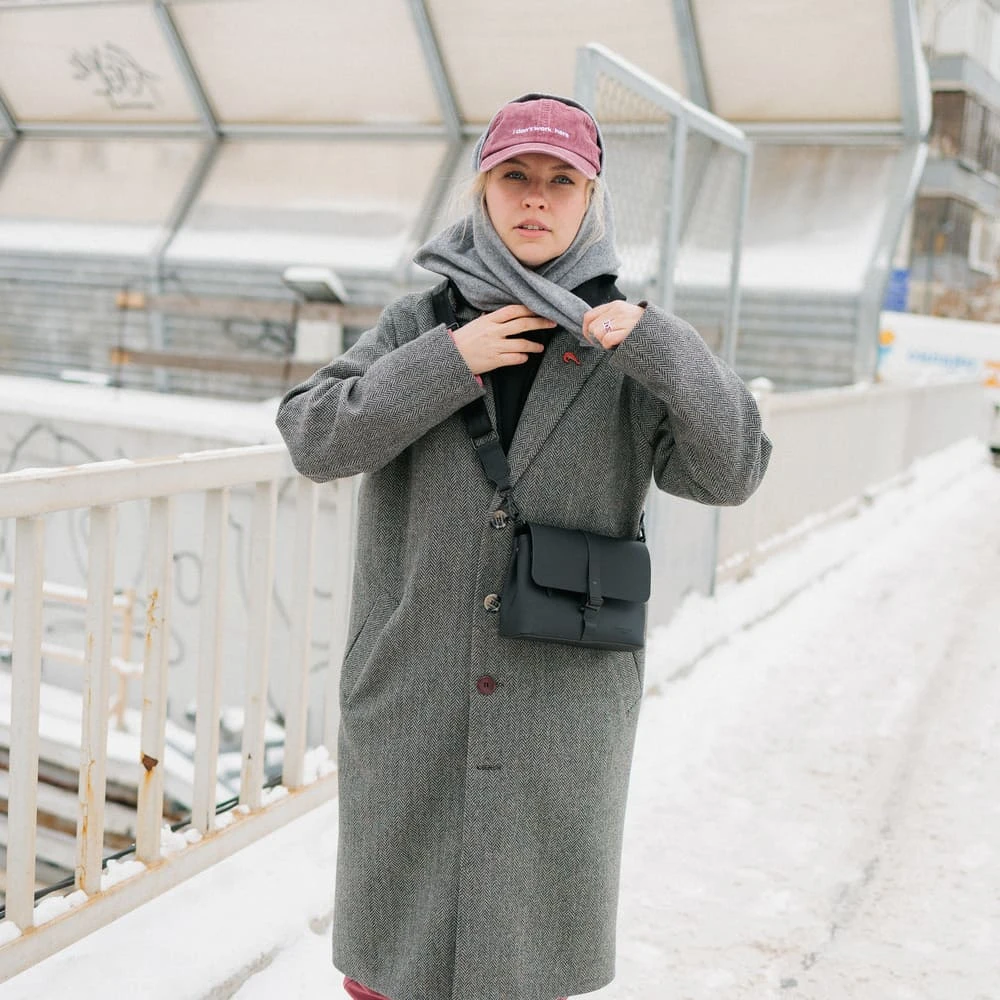 Кроссбоди сумка Gaston Luga Splash Black - фото 13