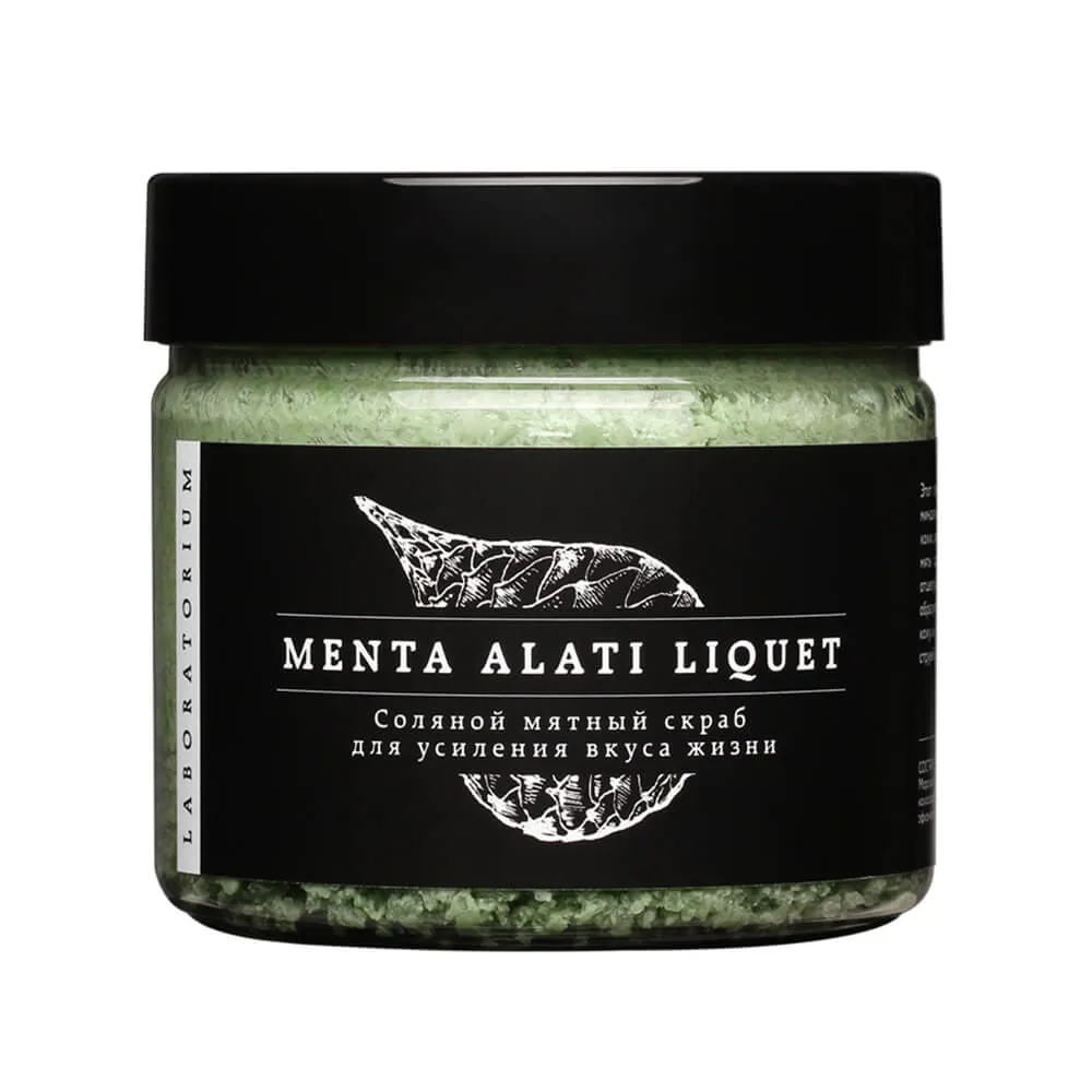 Соляной мятный скраб для усиления вкуса жизни Laboratorium - фото 1