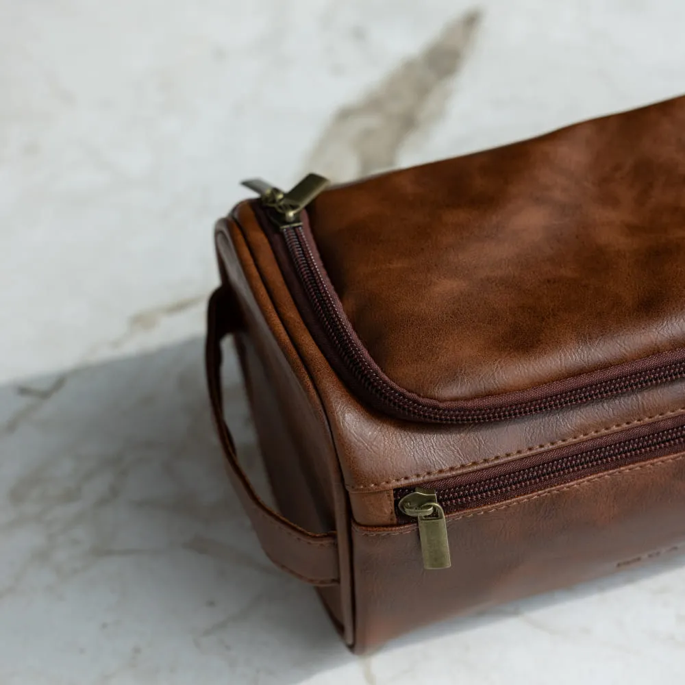 Несессер Garzini Toiletry Bag Brown - фото 11