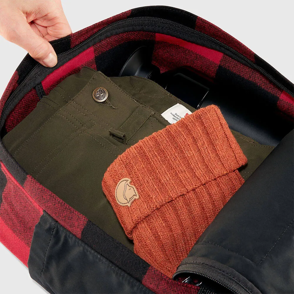Рюкзак Fjallraven Kanken Re-Wool Red-Black (320-550) - фото 6