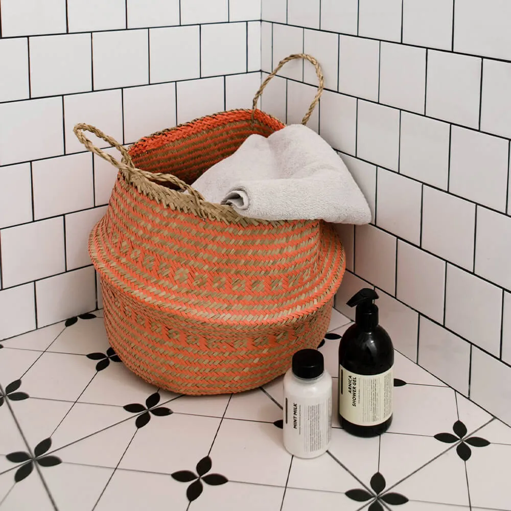 Корзина для белья REX коралловая - фото 7