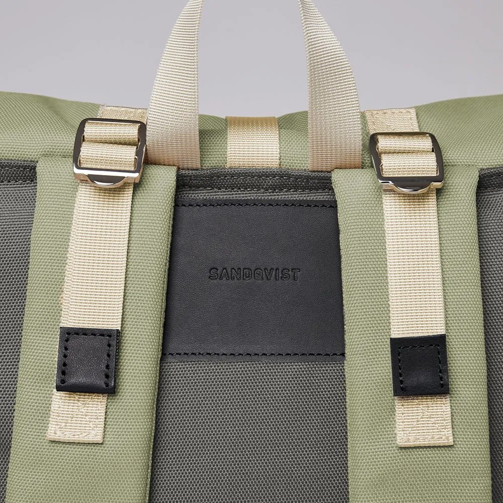 Рюкзак Sandqvist Bernt Multi Dew green - Night grey - фото 5