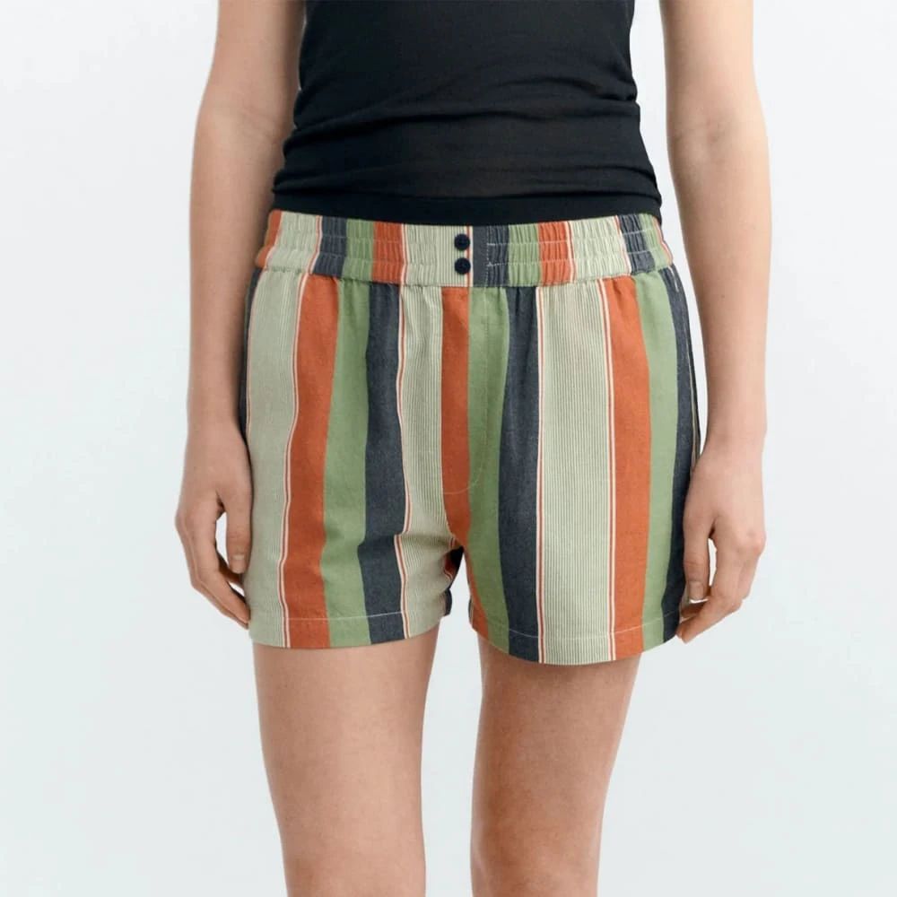 Шорты Thinking Mu Quick Stripes Geraldine - фото 1