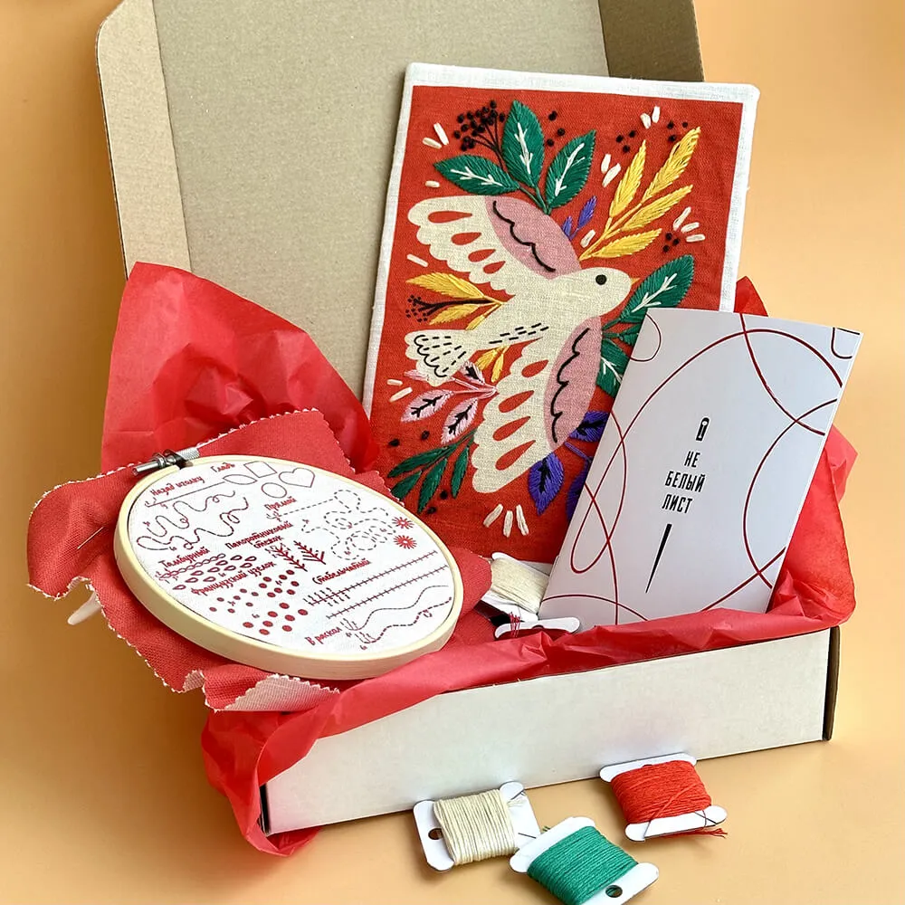 Большой набор для вышивки Не белый лист (разные дизайны) - фото 10