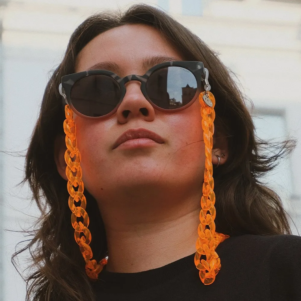 Цепочка для очков Komono Brooks Neon Orange - фото 1