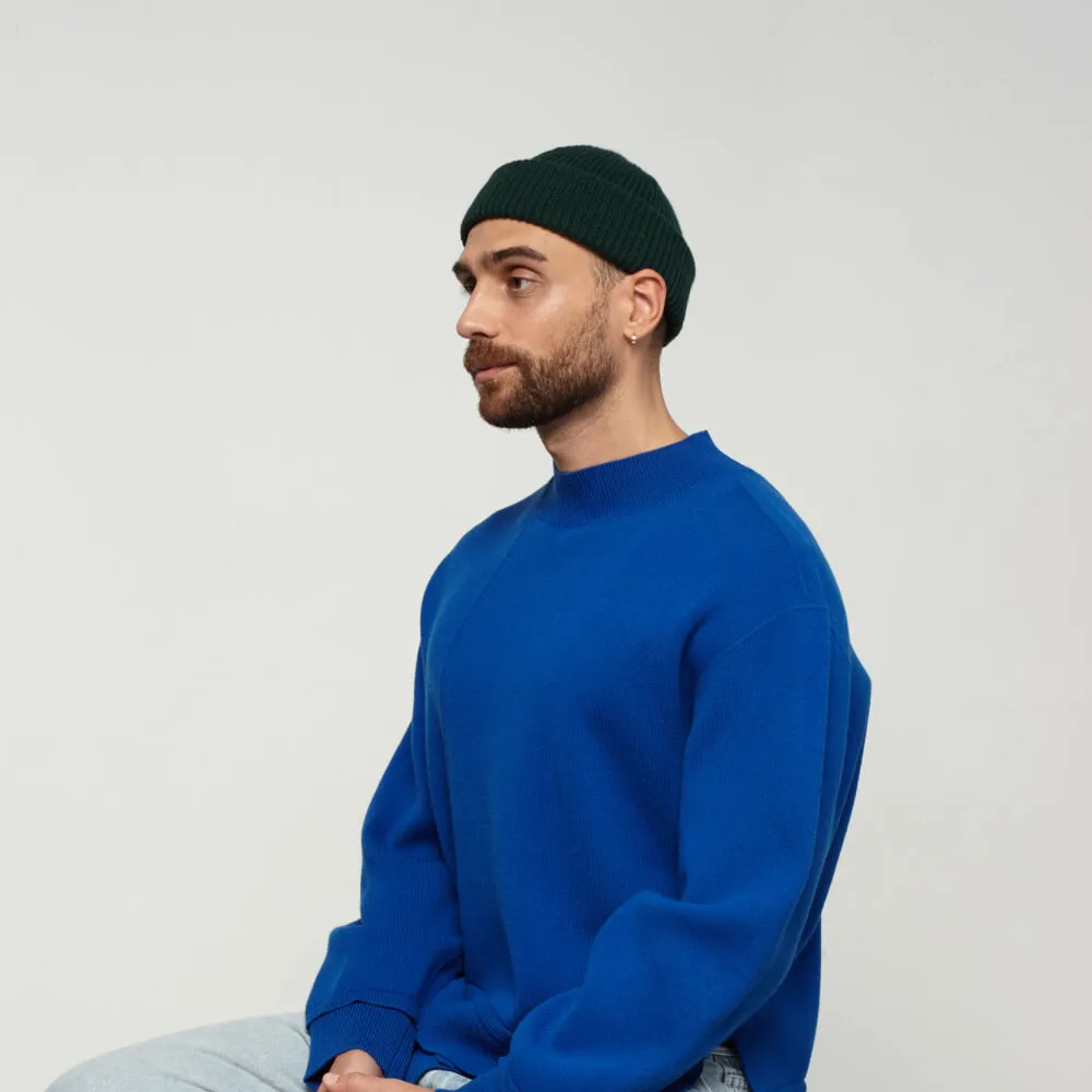 Шапка CHECK YA HEAD тёмно-зелёная T1504/154 - фото 4