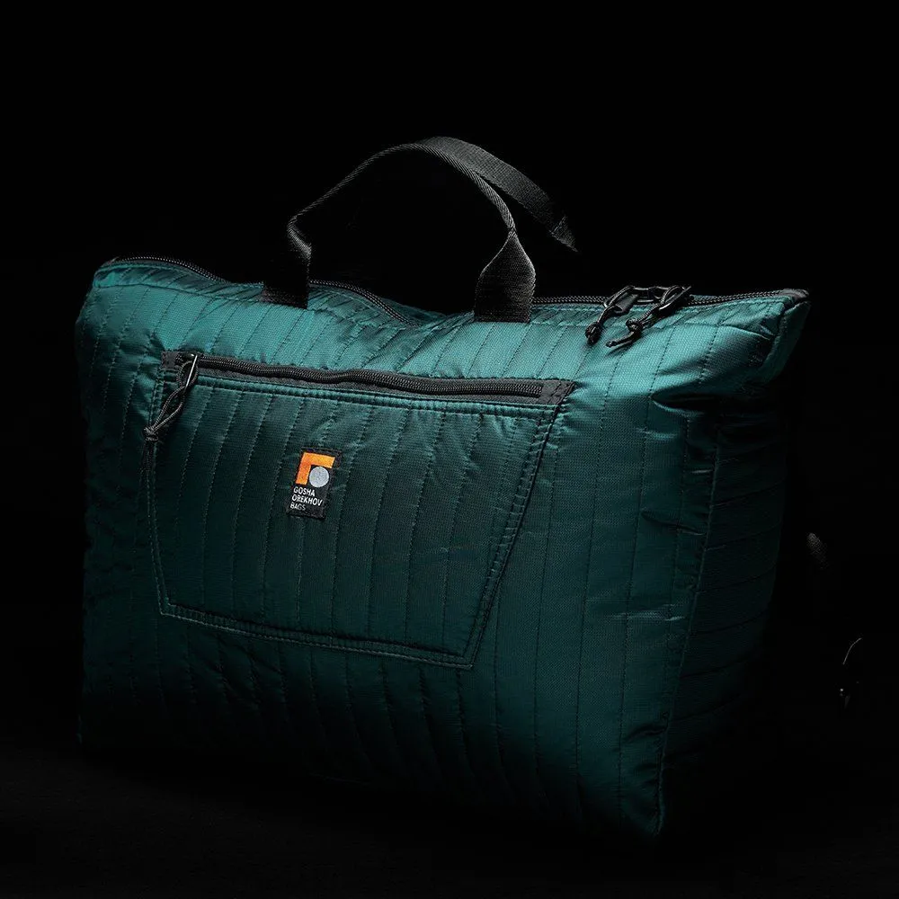 Сумка GO REFRIGI STRIPES Sac Voyage темно-зеленая - фото 6