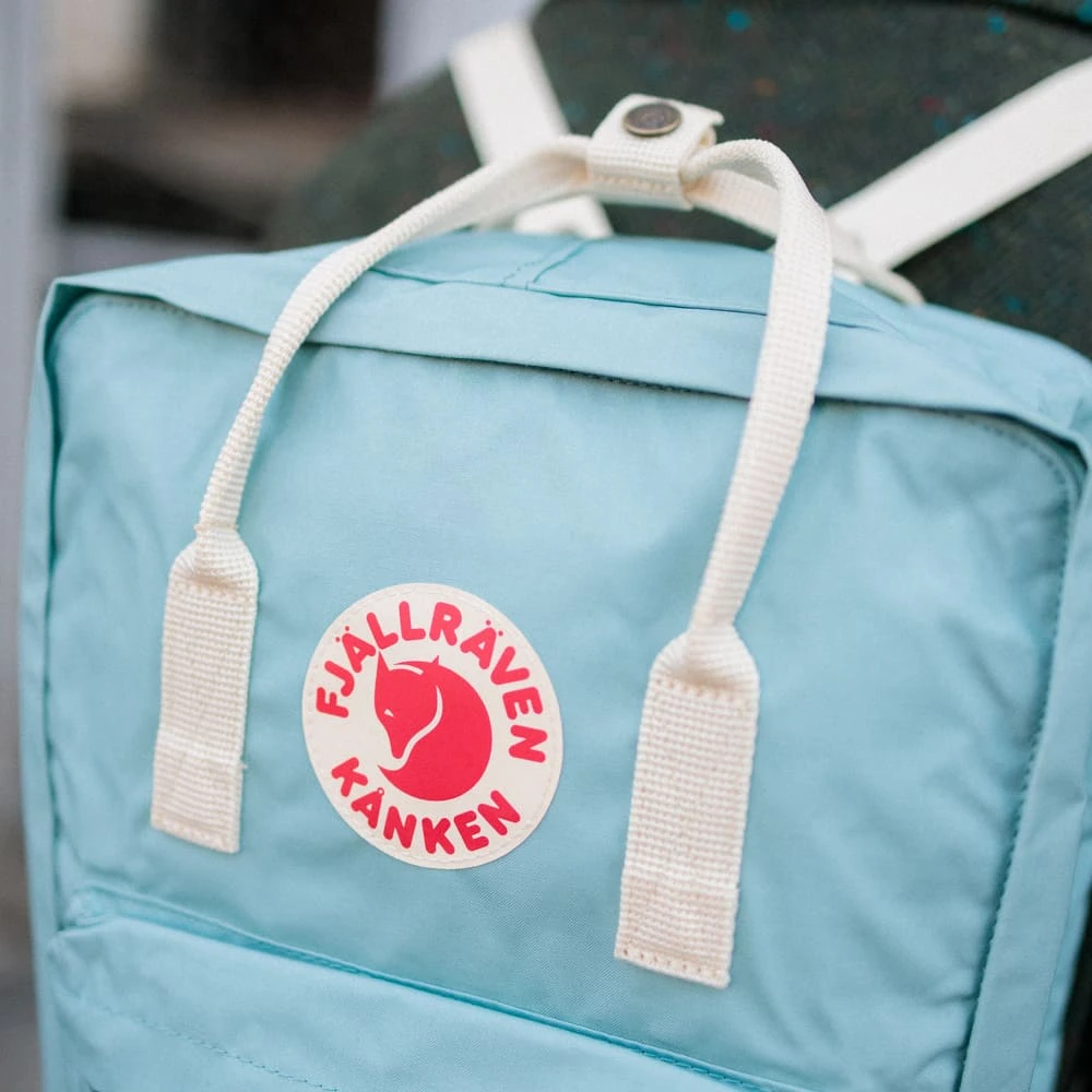 Рюкзак Fjallraven Kanken Sky Blue-Light Oak (501-115) - фото 5