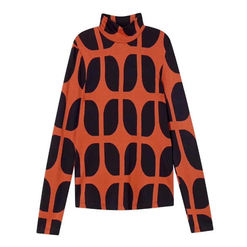 Водолазка Thinking Mu Wallpaper Ellen Red женская - фото 9