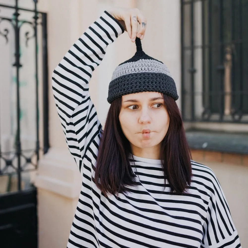 Шапка CHECK YA HEAD серая 25224/10 - фото 1